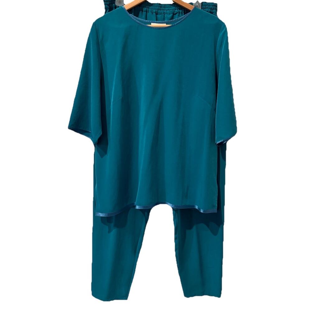 Maggie Shepherd Women Blue MidSleeve Top Shirt And Pant- Made in Australia